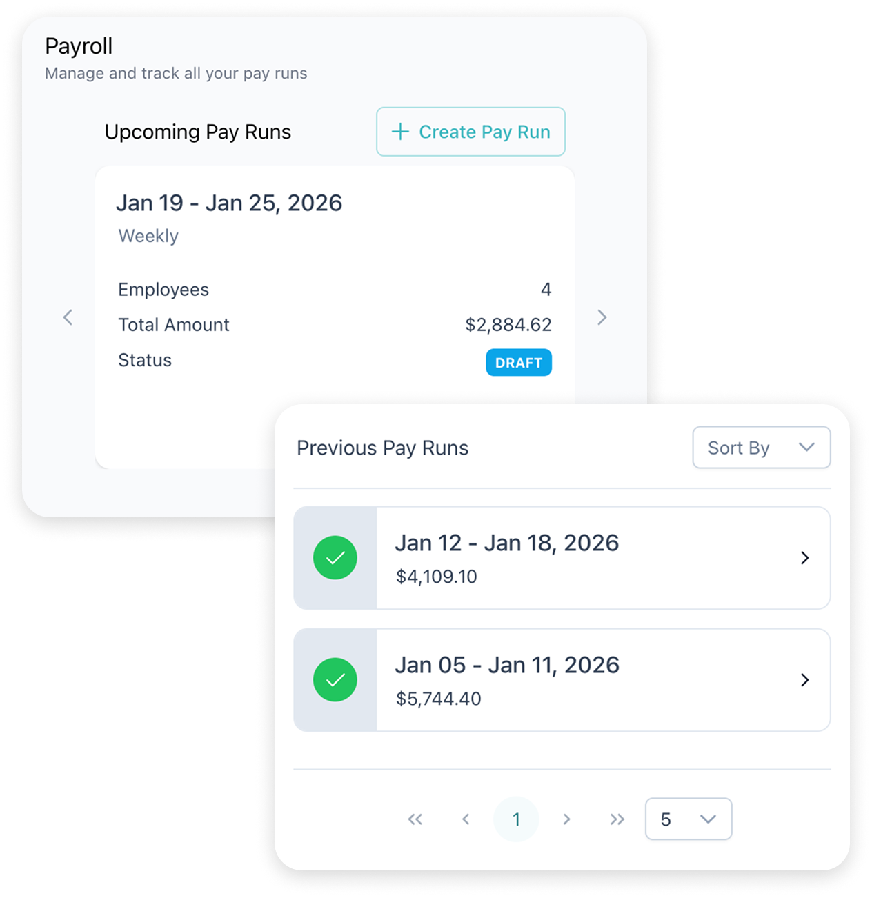 PaySauceCreatePayRoll